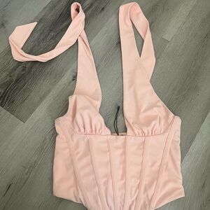 Zara corset halter top